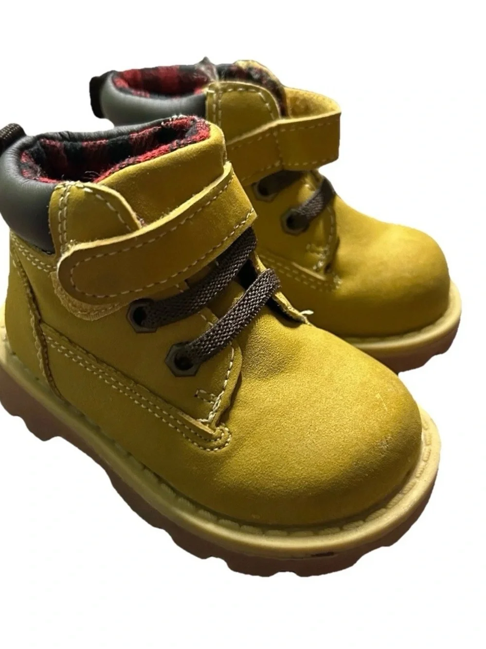 Toddler Boy Healthtex Beige Work Boots Size 4